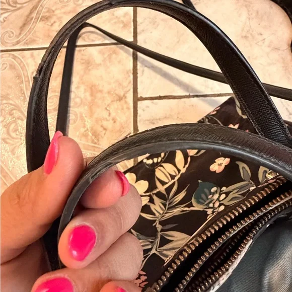 Kate Spade Black Floral Tote - Picture 2 of 4
